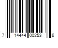 Barcode Image for UPC code 714444002536