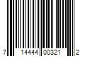 Barcode Image for UPC code 714444003212