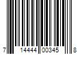 Barcode Image for UPC code 714444003458