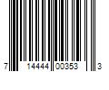 Barcode Image for UPC code 714444003533