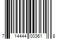 Barcode Image for UPC code 714444003618