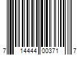 Barcode Image for UPC code 714444003717