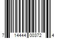 Barcode Image for UPC code 714444003724