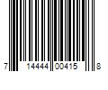 Barcode Image for UPC code 714444004158