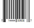 Barcode Image for UPC code 714444005087