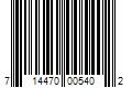 Barcode Image for UPC code 714470005402