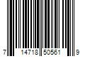 Barcode Image for UPC code 714718505619