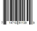 Barcode Image for UPC code 714718511399