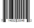 Barcode Image for UPC code 714832200452