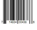 Barcode Image for UPC code 714834004386