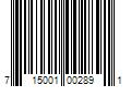 Barcode Image for UPC code 715001002891