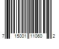 Barcode Image for UPC code 715001110602