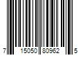 Barcode Image for UPC code 715050809625