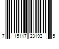 Barcode Image for UPC code 715117231925