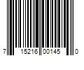 Barcode Image for UPC code 715216001450