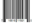 Barcode Image for UPC code 715515115810