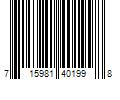 Barcode Image for UPC code 715981401998