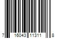 Barcode Image for UPC code 716043113118