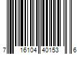 Barcode Image for UPC code 716104401536