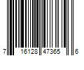 Barcode Image for UPC code 716128473656