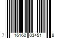 Barcode Image for UPC code 716160034518