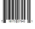 Barcode Image for UPC code 716170079431