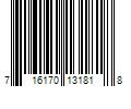 Barcode Image for UPC code 716170131818