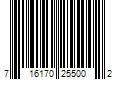 Barcode Image for UPC code 716170255002