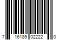 Barcode Image for UPC code 716189022220