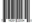 Barcode Image for UPC code 716281220340. Product Name: Slime Tire Repair Plugs 5 Pc. 20233
