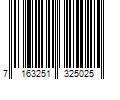 Barcode Image for UPC code 7163251325025