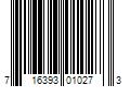 Barcode Image for UPC code 716393010273