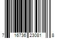 Barcode Image for UPC code 716736230818