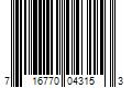 Barcode Image for UPC code 716770043153