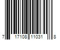 Barcode Image for UPC code 717108110318