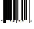 Barcode Image for UPC code 717141281518