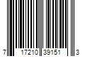 Barcode Image for UPC code 717210391513