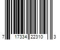 Barcode Image for UPC code 717334223103