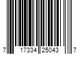 Barcode Image for UPC code 717334250437