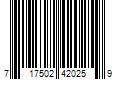 Barcode Image for UPC code 717502420259