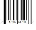 Barcode Image for UPC code 717502647007