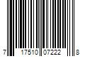 Barcode Image for UPC code 717510072228. Product Name: 