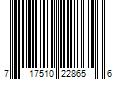 Barcode Image for UPC code 717510228656