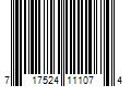 Barcode Image for UPC code 717524111074