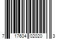 Barcode Image for UPC code 717604020203