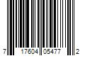 Barcode Image for UPC code 717604054772