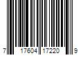 Barcode Image for UPC code 717604172209