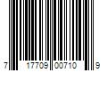 Barcode Image for UPC code 717709007109