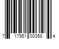 Barcode Image for UPC code 717951003584