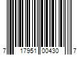 Barcode Image for UPC code 717951004307